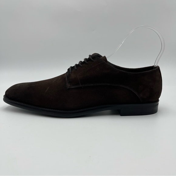 To Boot New York Amedeo Dark Brown Aero Suede Derby Shoes SZ 15-MSRP $399-NEW main image 12
